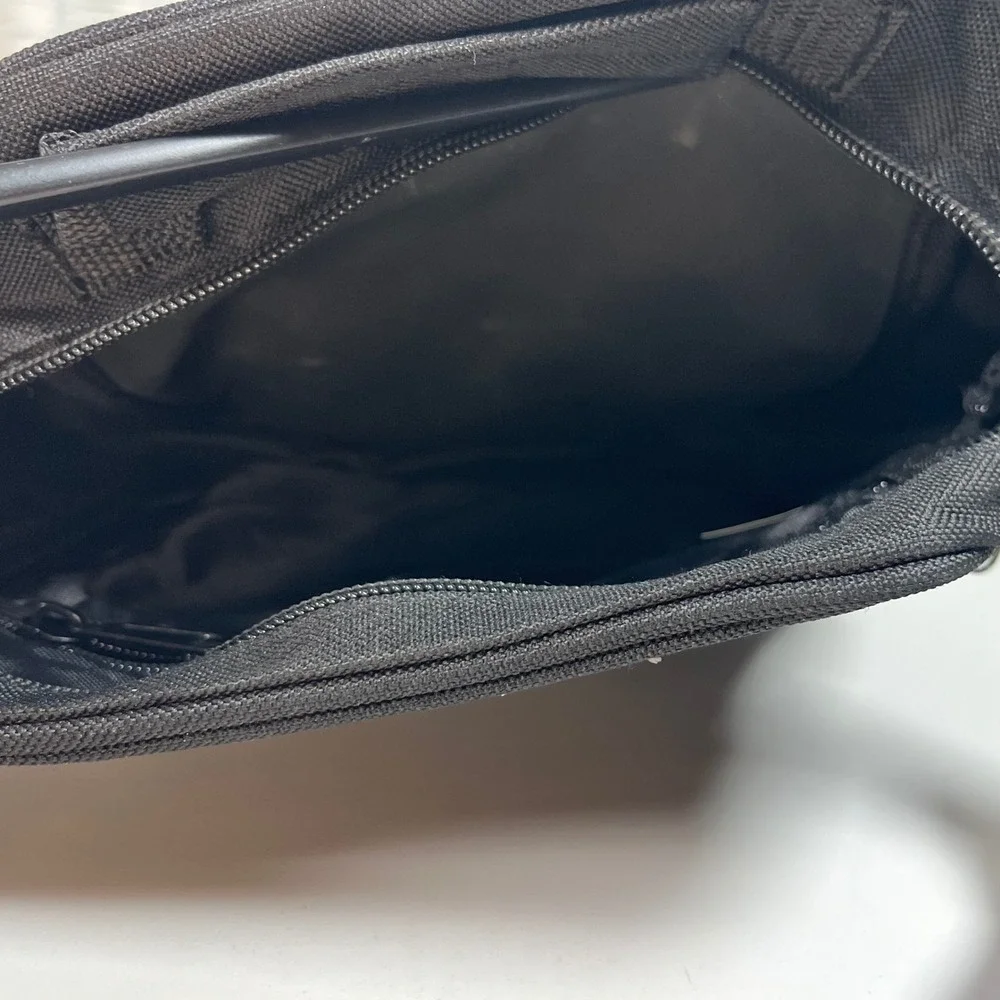 Rockport Crossbody Bag Black Small Canvas Utility Messenger